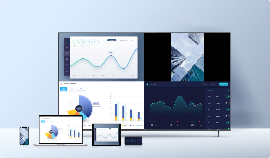 商用显示屏投屏